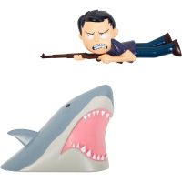 figuras decorativas tiburon y martin brody jaws comic ons 8 cms