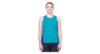 camiseta de tirantes mountain equipment nava turquesa