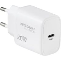 cargador usb-c voltcraft uc-20w001 20w gan power delivery 30