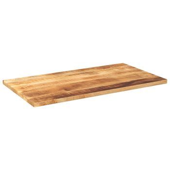 Tablero De Mesa | Tablero Escritorio Rectangular Madera Maciza Mango 110x70x2,5 Cm