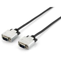 cable vga equip 15 m negro y plata