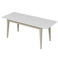 mesa de comedor elina extensible tablero blanco