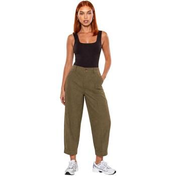 I Am Pantalones Pantaloni Cotone Risvolto 13568 para mujer