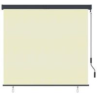 estor enrollable de exterior color crema 160x250 cm