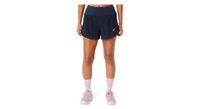 pantalones cortos asics road 3 5 pulgadas azul mujer