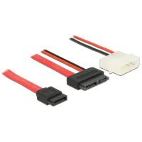 cable sata delock 05 m macho macho rojo negro