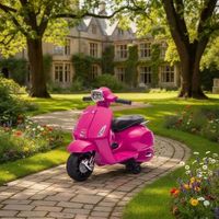 moto electrica para ninos de 2-4 anos bateria 6v rosa aiyaplay