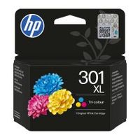 hp 301xl cartucho original tricolor de alta capacidad 330 paginas