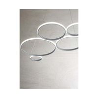 lampara colgante led pois-silver