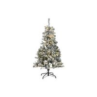 arbol pe metal 60x60x150 150led nevado verde