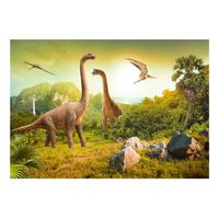 papel pintado 3d - dinosaurios 150x105 cm