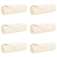 mantitas de sofa 6 uds crema 280 x 210 cm 485 kg lana vidaxl