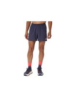 pantalon corto de running asics road 5in short hombre azul marino