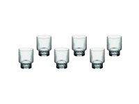 vasos para refrescos o8cm - 6 piezas - transparente