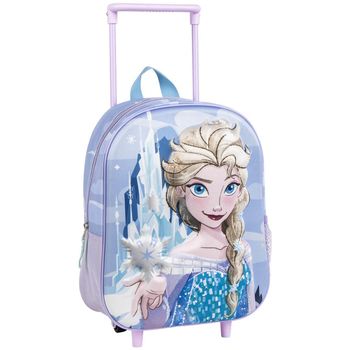Stitch Mochila Mochila Trolley con ruedas Guardería Stars 3D para niña