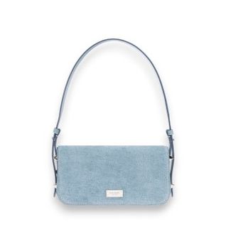 Kate Spade para mujer. KM098 Bolso de hombro azul (OSFA), Casual, Tela