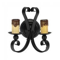 aplique de pared medieval 2 luces