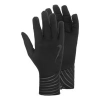nike pacer lightweight reflective  guantes de correr mujeres - negro negro