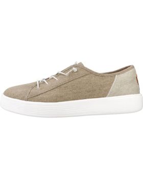 de HEY DUDE INFORMALES HOMBRE MODELO CODY CRAFT LINEN COLOR MARRON CLARO TAN