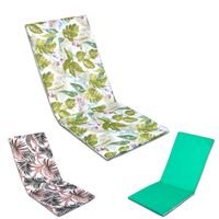 cojin para tumbona de 120x50cm y 180x50cm cojin de 35cm grosor estampado o liso de exterior o interior comodo y  elegante ideal para jardin piscina playa terraza y balcon