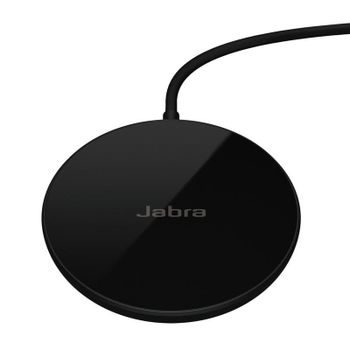 Base de carga inalámbrica Jabra con certificación Qi y cable USB-A