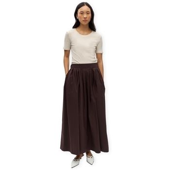 Object Falda Paige HW Skirt - Chocolate Plum para mujer