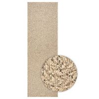 alfombra zizur apariencia de yute interior y exterior 80x200 cm vidaxl