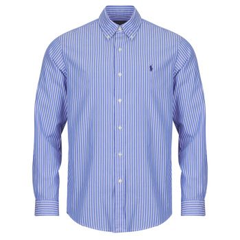 Polo Ralph Lauren Camisa manga larga CAMISA AJUSTADA CUSTOM FIT EN POPELÍN DE RAYAS para hombre