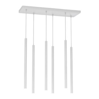 Lámpara colgante uza gris (6 luces)