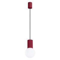 lampara colgante mido burdeos 1 luz