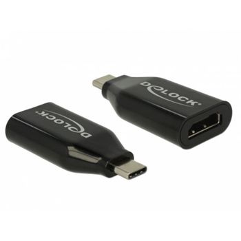 Adaptador gráfico USB-C a HDMI DeLOCK 62978 4096 x 2160 Pixeles Negro