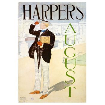Legendarte - Cuadro Lienzo, Impresión Digital - Harper's August 1893 - Edward Penfiel - Decoración Pared Cm. 40x60