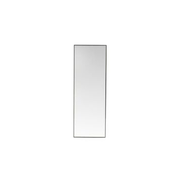 Espejo rectangular de aluminio 193x67cm - negro