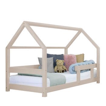 Cama Cabaña Infantil Tery 90 X 180 Beige