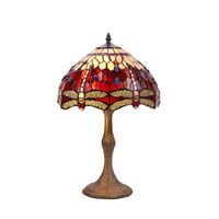 sobremesa mediano tiffany diametro 30cm serie belle rouge