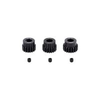 3pcs m06 17t-28t engranaje de motor de pinon de metal para coche rc 18 con eje de 5mm piezas de repuesto del motor