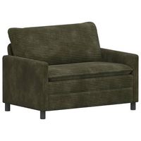sofa verde 126 x 81 x 875 cm poliester vidaxl