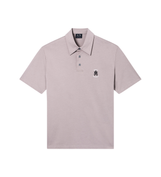 A|X Armani Exchange para hombre. XM002209AF10364U6107 Polo Driftwood gris (S), Casual, Algodón, Manga corta