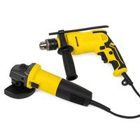 set profesional amoladora angular 720w  taladro de impacto 500w con cable r potencia y precision para todo tipo de trabajos