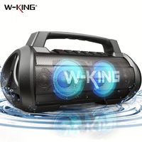 w-king altavoz portatil bluetooth de 70w rms altavoz inalambrico ruidoso ipx6 altavoces bluetooth impermeables con subwooferbass boost
