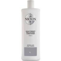 nioxin system 1 scalp therapy revitalising conditioner for natural hair with light thinning 1l