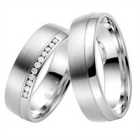alianzas oro blanco 6mm