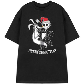 Nightmare Before Christmas Camiseta Merry Christmas para hombre
