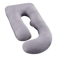 almohadas de embarazo para dormir almohada de cuerpo completo grande en forma de u almohada de cuerpo completo almohada ultra suave con funda extraible terciopelo almohada dormir sleep confort