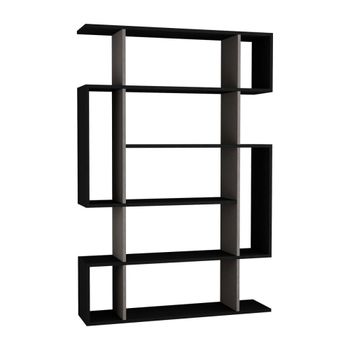Estantería librería - h161 cm - gris y madera