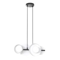 lampara colgante aurevo blanco 4 luces