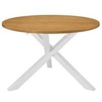 mesa de comedor blanca 120x75 cm mdf vidaxl