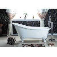 banera de hierro ashford  146 cm patas blancas