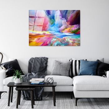 Pintura Vidrio Templado Uv-223 Multicolor 70x100 Cm