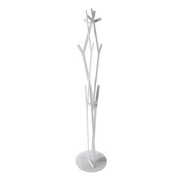 Perchero de pie   de hierro blanco ø30x178 cm